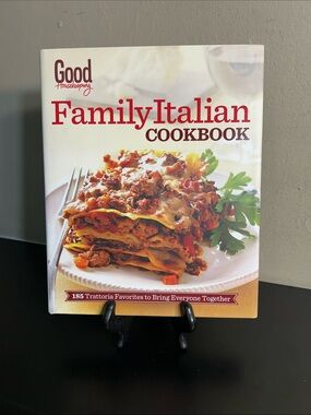 Good Housekeeping Family Italian Cookbook, featuring 185 "trattoria favorites"